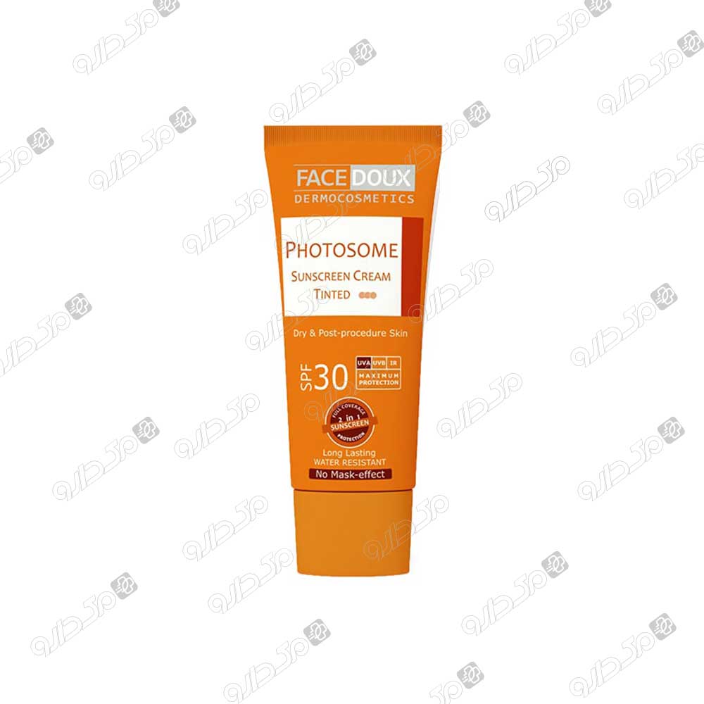 کرم ضد آفتاب رنگی 3 فوتوسوم برای پوست های خشک فیس دوکس