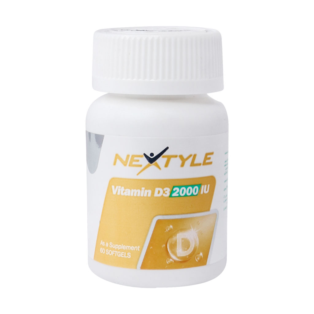 ویتامین دی3 2000 واحد نکستایل